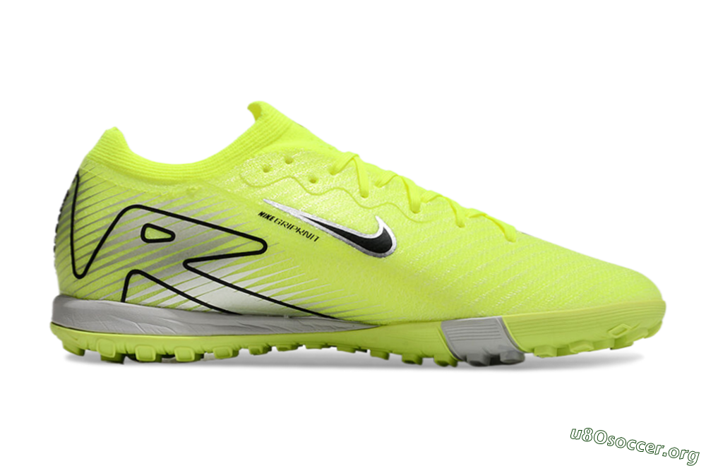 Nike Air Zoom Mercurial Vapor 16 Elite TF Football Shoes - Yellow/Black/White 6