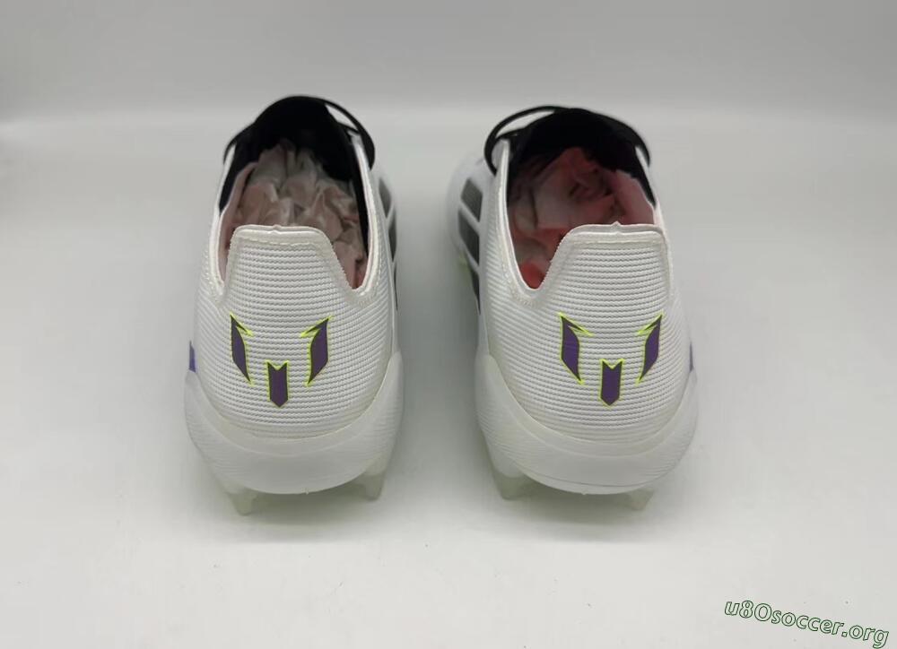 Adidas F50 Elite FG Football Boots - White/Purple/Black/Yellow