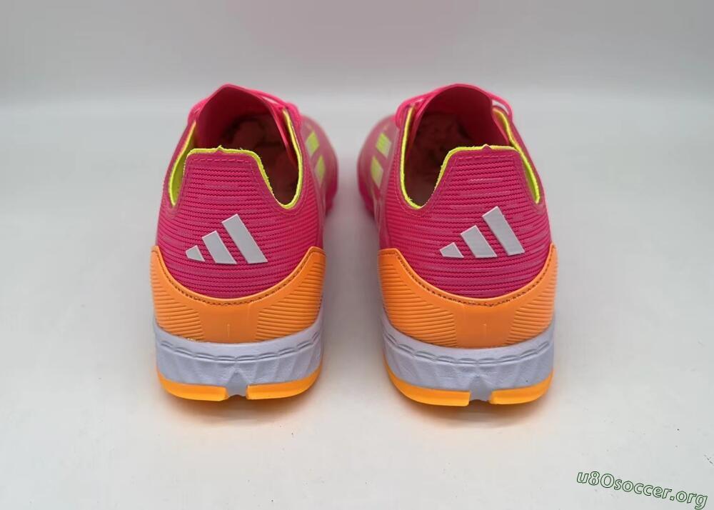 Adidas F50 Elite TF Football Shoes - Pink/Yellow/Orange