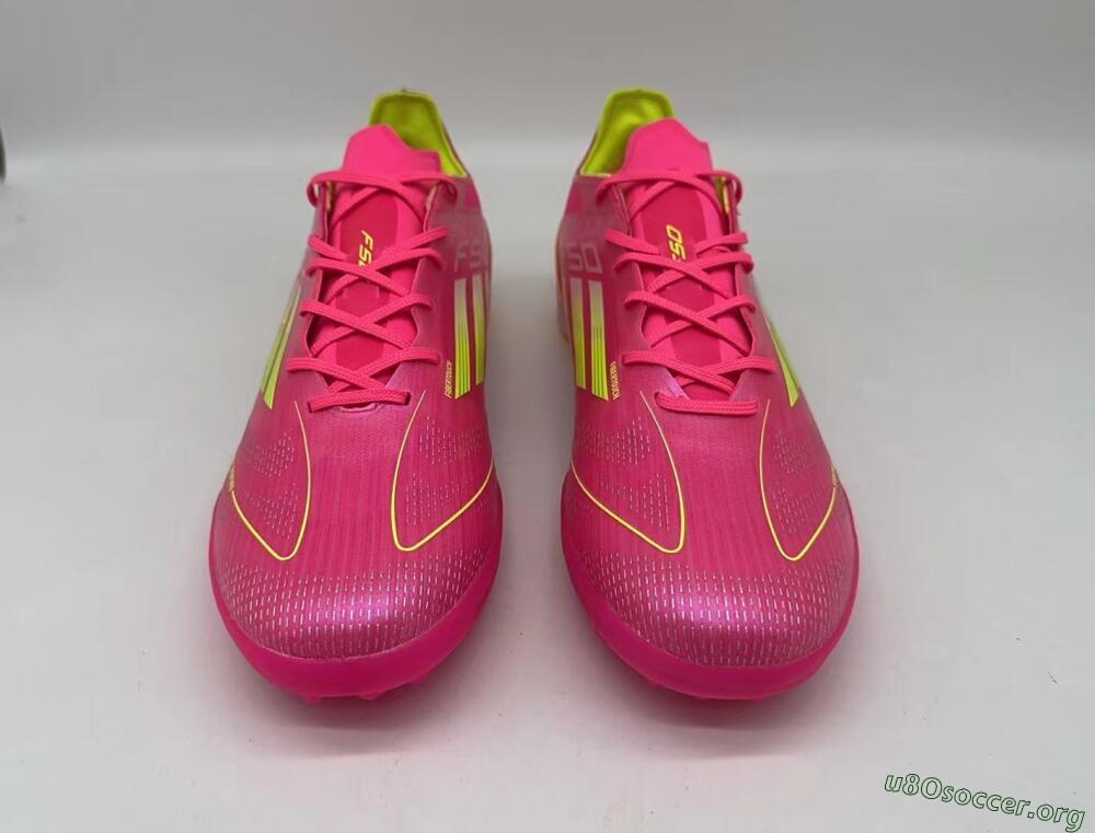 Adidas F50 Elite TF Football Shoes - Pink/Yellow/Orange