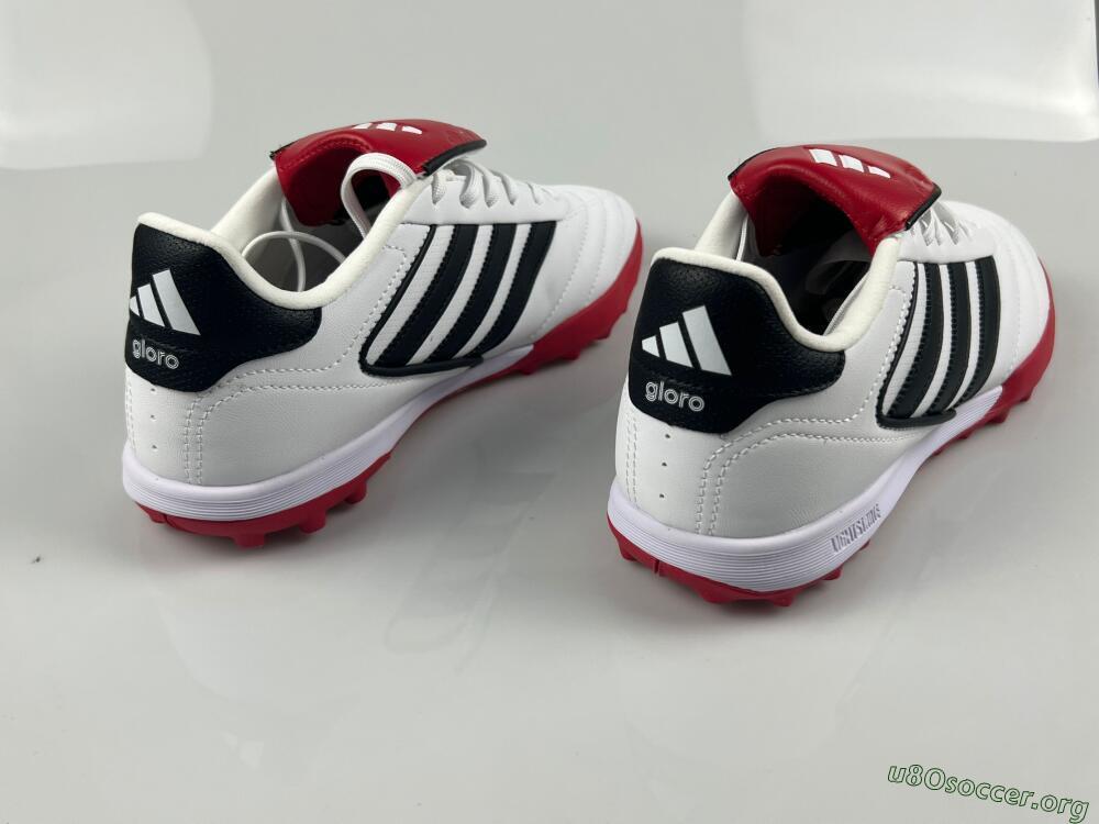 Adidas Copa Gloro 2 TF Football Shoes - White/Black/Red
