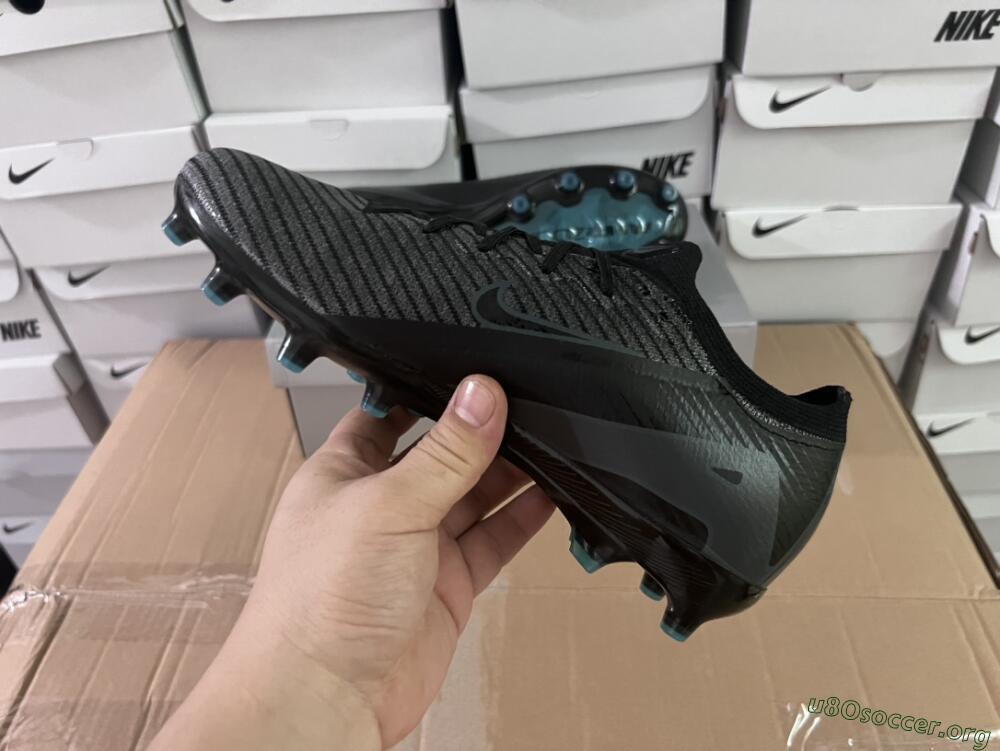 Nike Air Zoom Mercurial Vapor 16 Elite AG Football Boots - Black/Grey/Blue