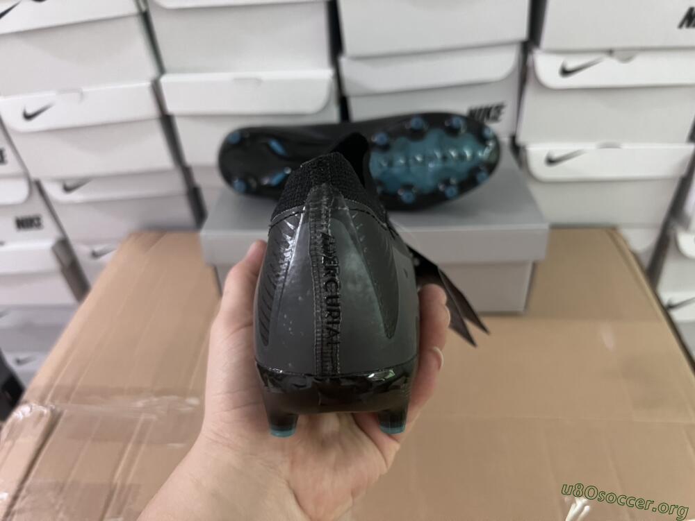 Nike Air Zoom Mercurial Vapor 16 Elite AG Football Boots - Black/Grey/Blue