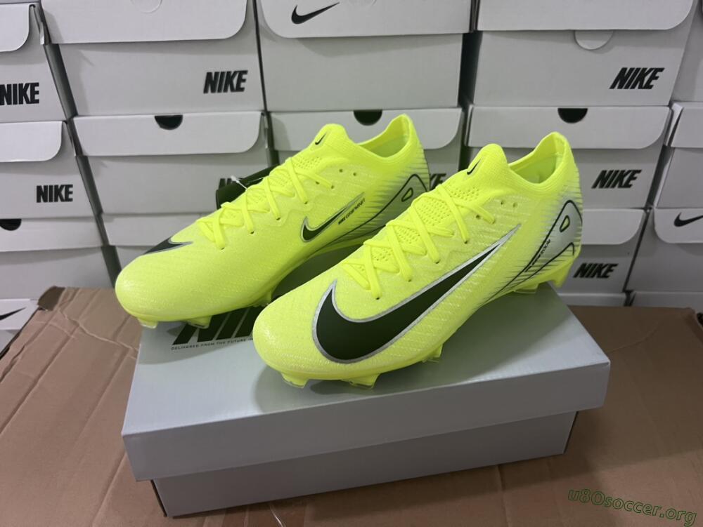 Nike Air Zoom Mercurial Vapor 16 Elite FG Football Boots - Yellow/Black/Silver/Grey