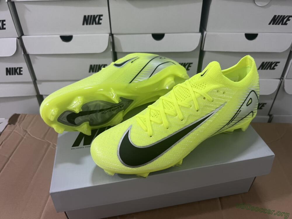 Nike Air Zoom Mercurial Vapor 16 Elite FG Football Boots - Yellow/Black/Silver/Grey