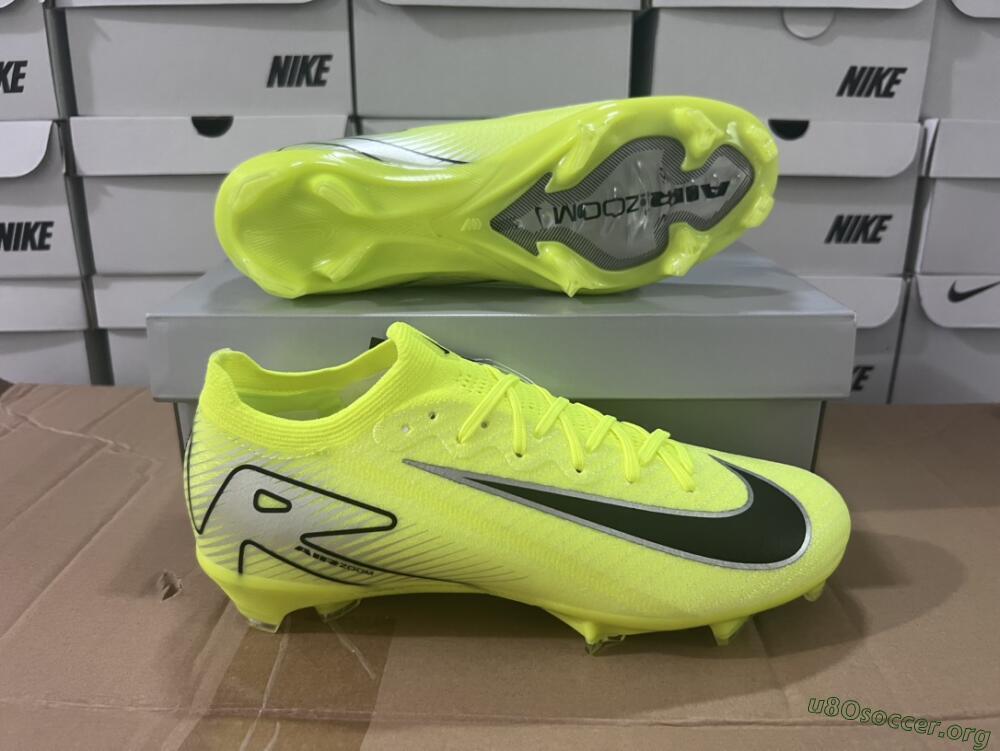 Nike Air Zoom Mercurial Vapor 16 Elite FG Football Boots - Yellow/Black/Silver/Grey