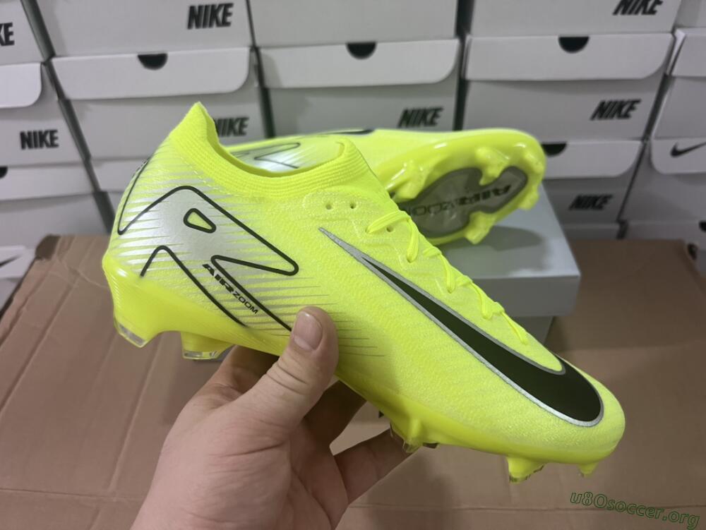 Nike Air Zoom Mercurial Vapor 16 Elite FG Football Boots - Yellow/Black/Silver/Grey
