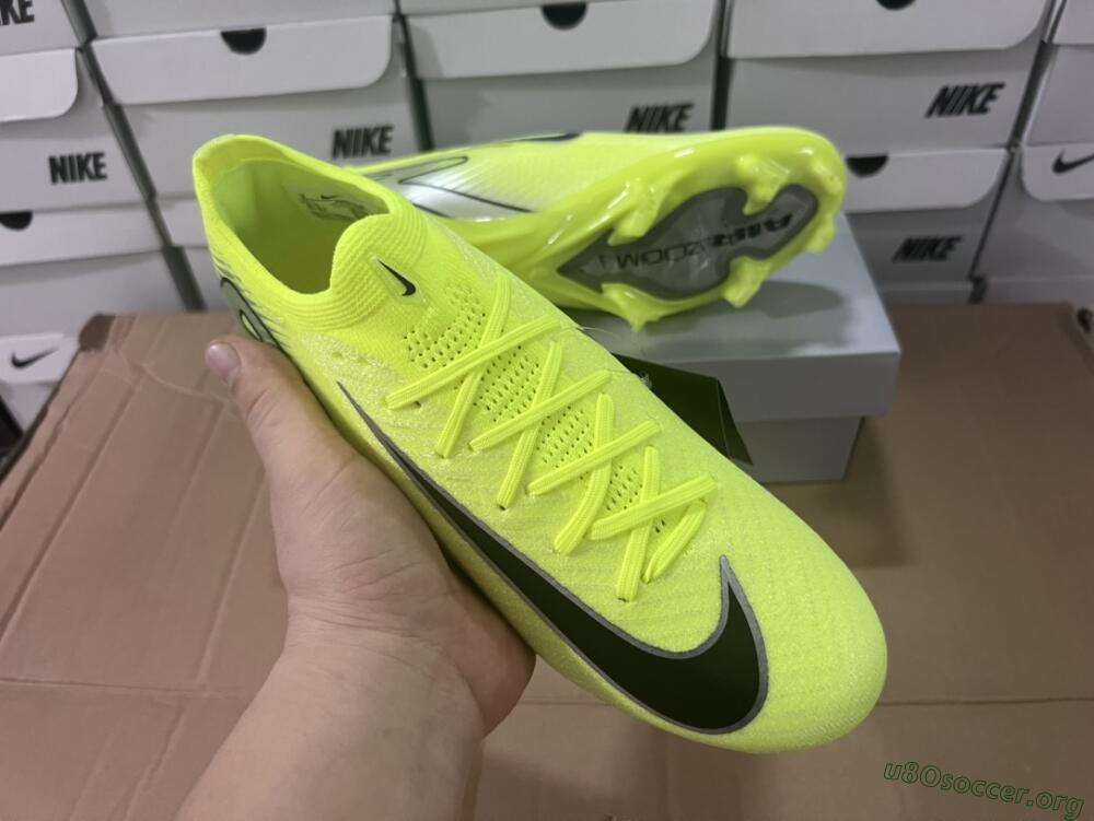 Nike Air Zoom Mercurial Vapor 16 Elite FG Football Boots - Yellow/Black/Silver/Grey