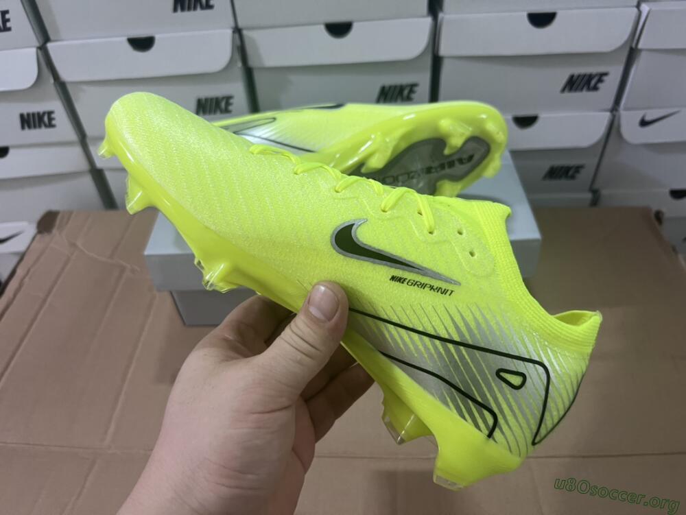 Nike Air Zoom Mercurial Vapor 16 Elite FG Football Boots - Yellow/Black/Silver/Grey