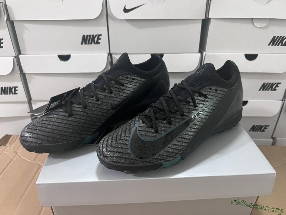 Nike Air Zoom Mercurial Vapor 16 Elite TF Football Shoes - Black/Blue/Grey