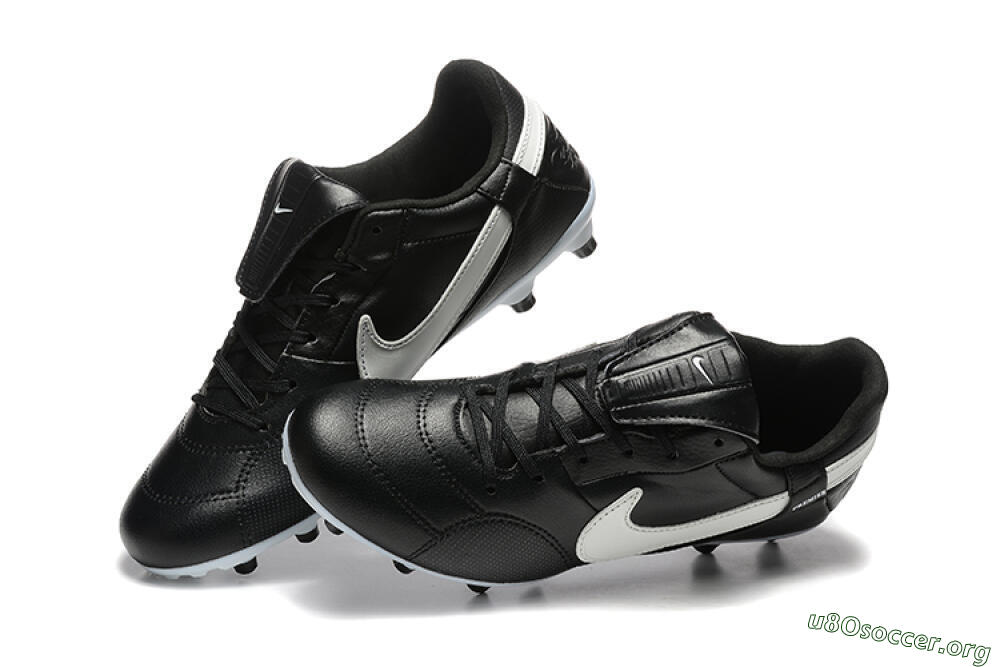 Nike The Premier 3 FG Football Boots - Black/Beige/White 6