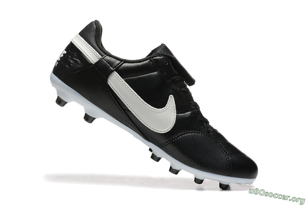 Nike The Premier 3 FG Football Boots - Black/Beige/White 7