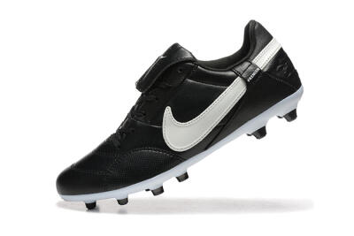 Nike The Premier 3 FG Football Boots - Black/Beige/White