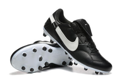 Nike The Premier 3 FG Football Boots - Black/Beige/White