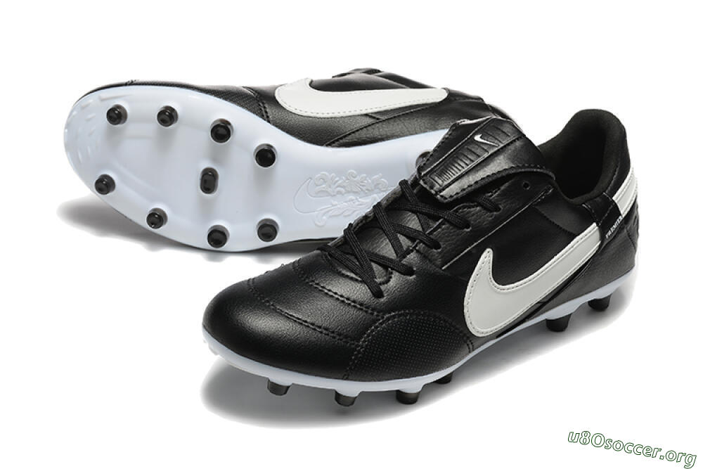 Nike The Premier 3 FG Football Boots - Black/Beige/White 0