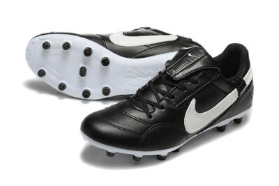 Nike The Premier 3 FG Football Boots - Black/Beige/White