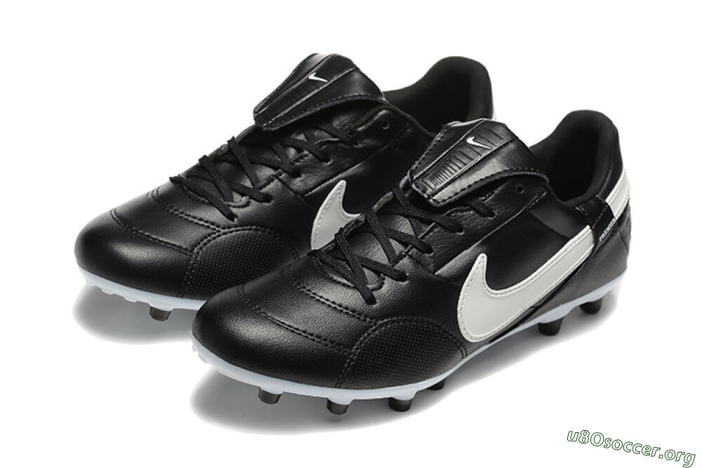 Nike The Premier 3 FG Football Boots - Black/Beige/White 5
