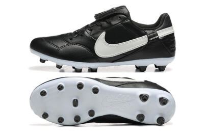 Nike The Premier 3 FG Football Boots - Black/Beige/White