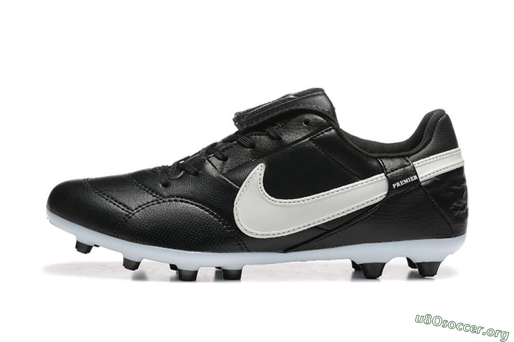 Nike The Premier 3 FG Football Boots - Black/Beige/White 3
