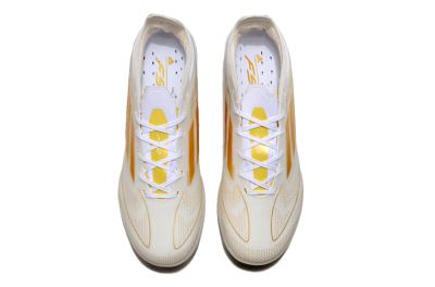 Adidas F50 Elite TF Football Shoes - White/Gold