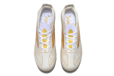 Adidas F50 Elite FG Football Boots - White/Gold