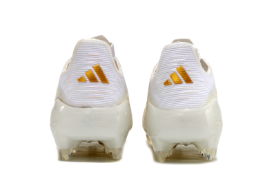Adidas F50 Elite FG Football Boots - White/Gold
