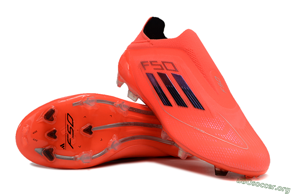 Adidas F50 Elite Laceless FG Football Boots - Red/Blue/Silver 0