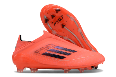 Adidas F50 Elite Laceless FG Football Boots - Red/Blue/Silver
