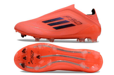 Adidas F50 Elite Laceless FG Football Boots - Red/Blue/Silver