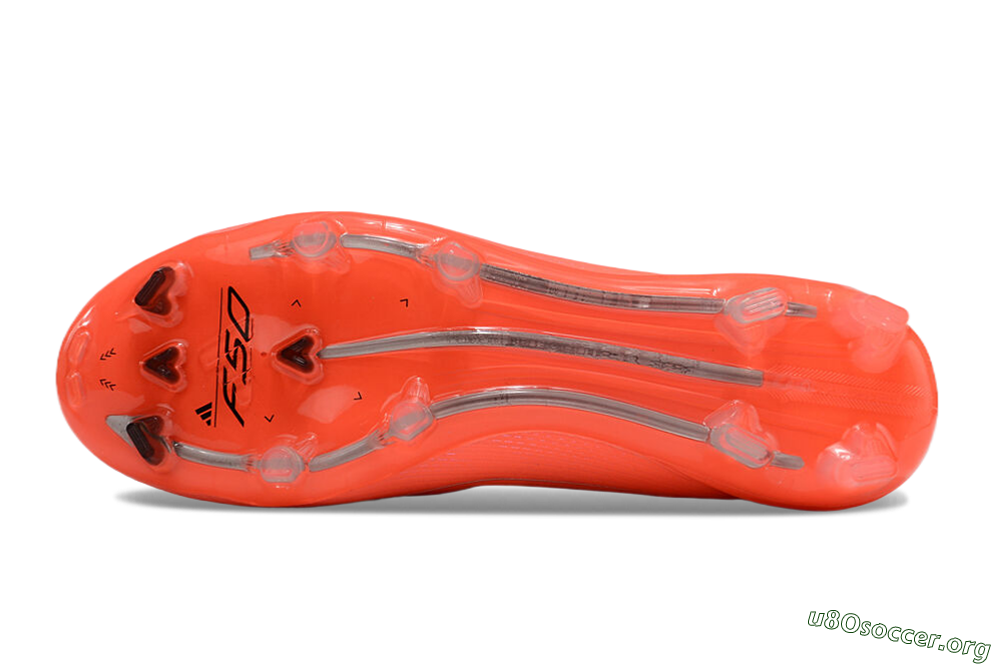 Adidas F50 Elite Laceless FG Football Boots - Red/Blue/Silver 6