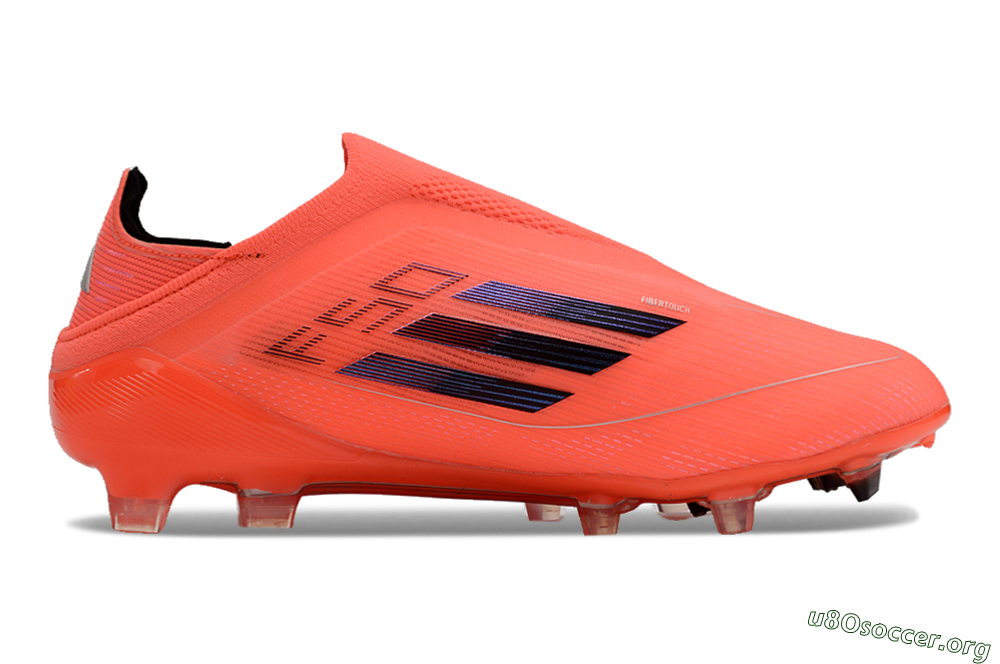 Adidas F50 Elite Laceless FG Football Boots - Red/Blue/Silver 7