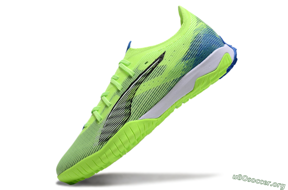 Puma Ultra Ultimate TF Football Shoes - Yellow/White/Blue 5