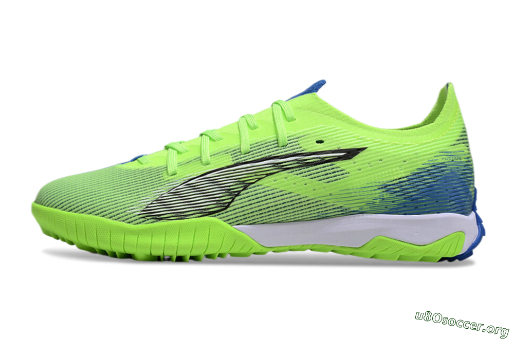 Puma Ultra Ultimate TF Football Shoes - Yellow/White/Blue 3