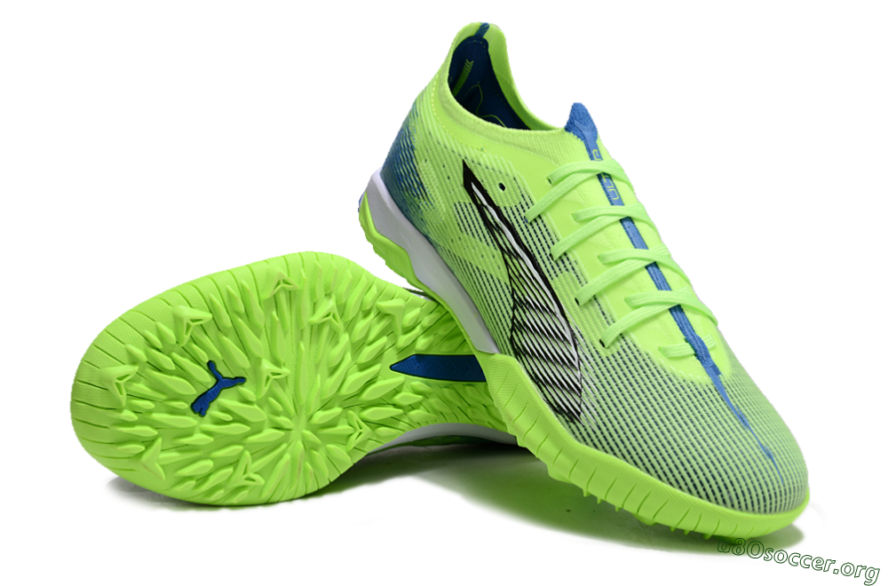 Puma Ultra Ultimate TF Football Shoes - Yellow/White/Blue 0