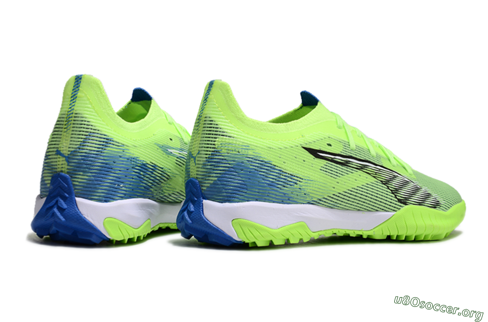 Puma Ultra Ultimate TF Football Shoes - Yellow/White/Blue 6