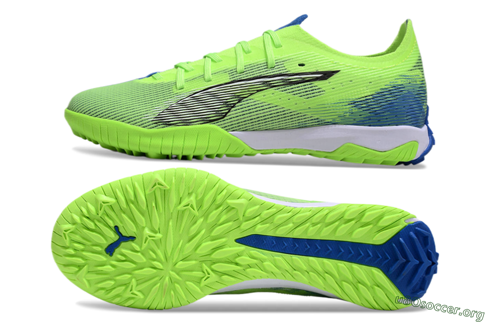 Puma Ultra Ultimate TF Football Shoes - Yellow/White/Blue 1