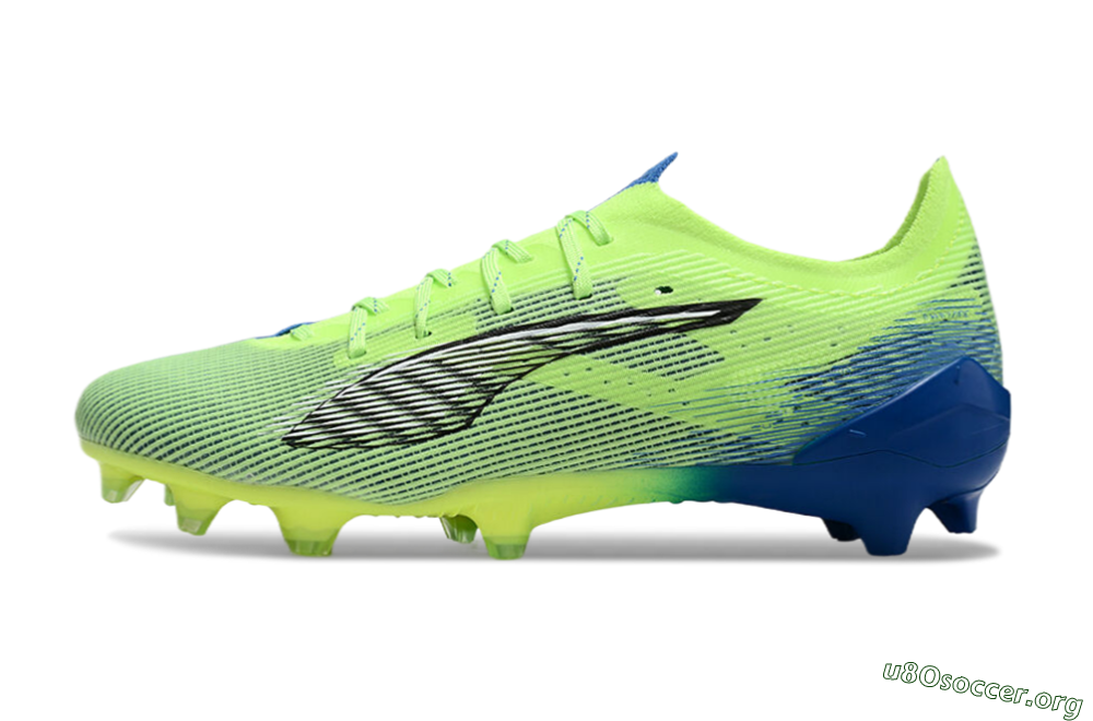 Puma Ultra Ultimate FG Football Boots - Yellow/White/Blue 3