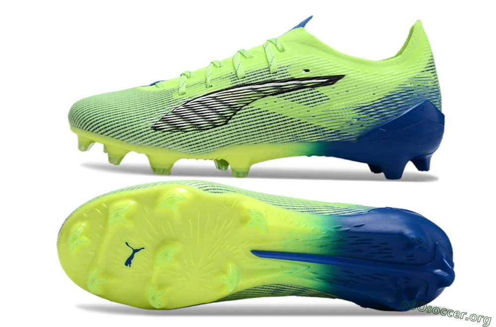 Puma Ultra Ultimate FG Football Boots - Yellow/White/Blue 1