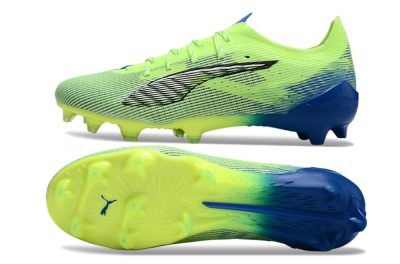 Puma Ultra Ultimate FG Football Boots - Yellow/White/Blue
