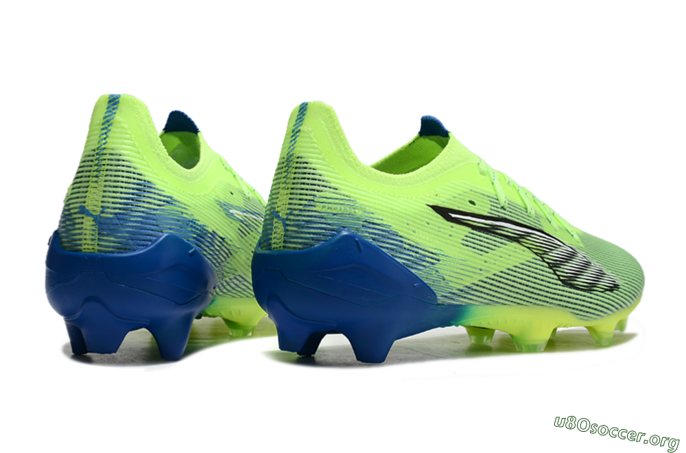 Puma Ultra Ultimate FG Football Boots - Yellow/White/Blue 6