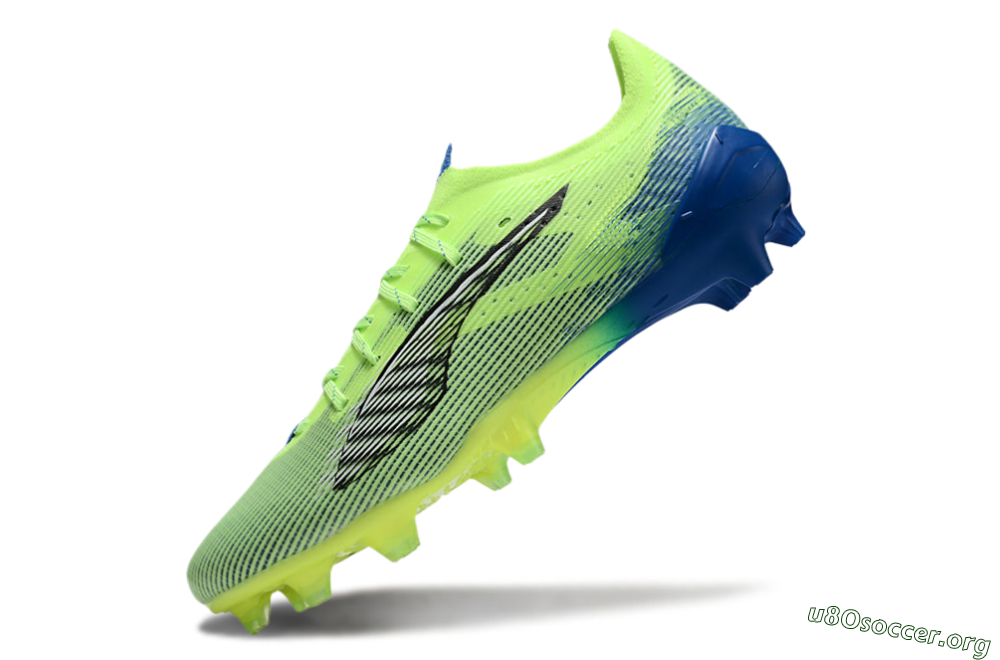 Puma Ultra Ultimate FG Football Boots - Yellow/White/Blue 5