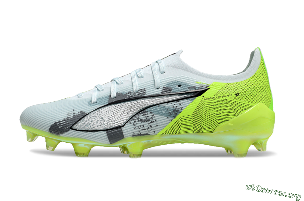 Puma Ultra Ultimate FG Football Boots - Jade/White/Yellow 3