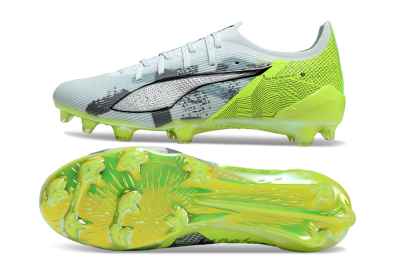 Puma Ultra Ultimate FG Football Boots - Jade/White/Yellow