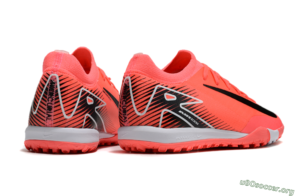Nike Air Zoom Mercurial Vapor 16 Elite TF Football Shoes - Red/Black/White 6