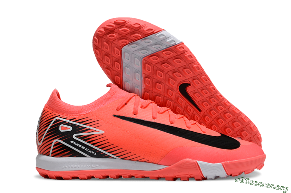Nike Air Zoom Mercurial Vapor 16 Elite TF Football Shoes - Red/Black/White 2
