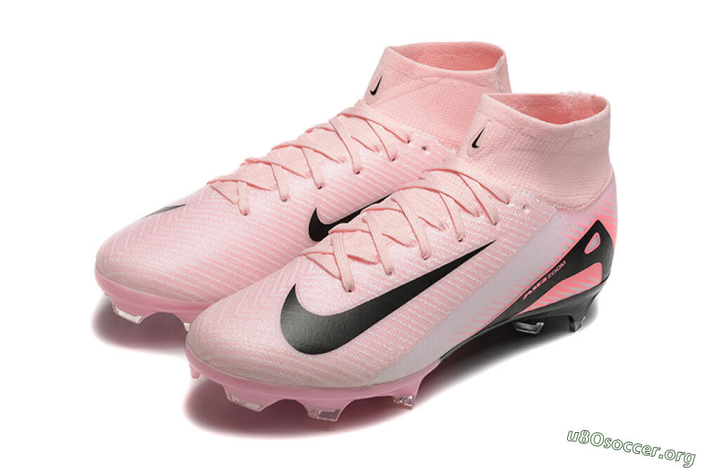 Nike Air Zoom Mercurial Superfly 10 Elite FG Football Boots - Pink/Black 5