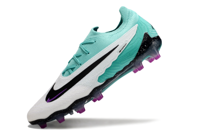 Nike Phantom GX Elite AG Football Boots - White/Black/Jade/Purple