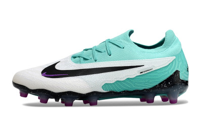 Nike Phantom GX Elite AG Football Boots - White/Black/Jade/Purple
