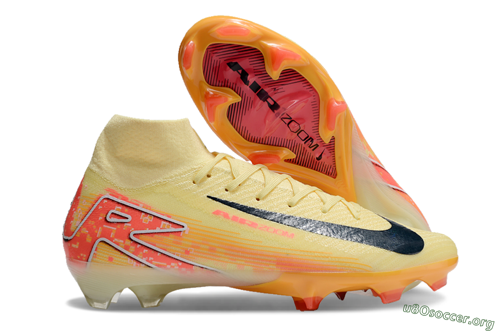 Nike Air Zoom Mercurial Superfly 10 Elite FG Football Boots - Yellow/Red/Black 2