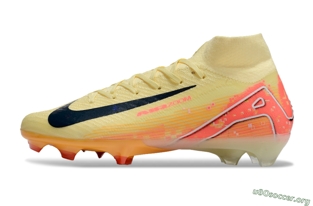 Nike Air Zoom Mercurial Superfly 10 Elite FG Football Boots - Yellow/Red/Black 3